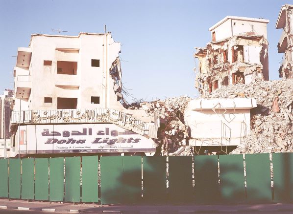 Demolizione alla perferia del distretto di Msheireb