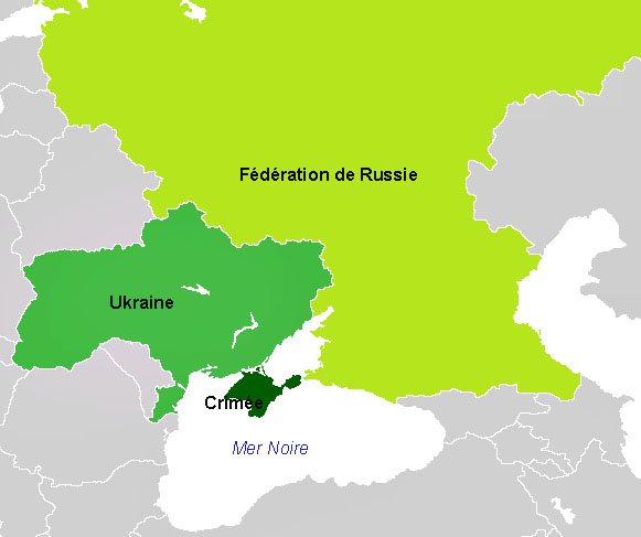 Position de la Crimée