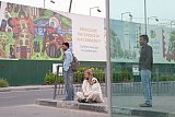 Piano per la promozione del verde in città e pedonalizzazione su una palizzata del cantiere di Msheireb Downtown Doha (allora chiamato Dohaland)