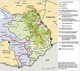 Le Haut-Karabagh en état de guerre