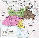 Répartition des groupes ethniques du Pakistan en 1980