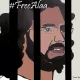 L'image représente un portrait d'un homme avec des cheveux bouclés et des lunettes, vu derrière des barres, ce qui suggère une détention ou une captive. En haut de l'image, il y a le hashtag "#FreeAlaa", indiquant un appel à la libération de cette personne. Le style graphique semble être un mélange d'illustration et de protestation, soulignant une question sociale ou politique. Le nom "Yara Kassem" est également mentionné, probablement en tant qu'auteur de l'œuvre.