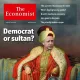 L'image présente la couverture du magazine "The Economist" de juin 2013. On y voit un homme habillé de manière traditionnelle avec des vêtements ornés et un turban, assis sur un trône. Il porte également un masque à gaz, ajoutant une dimension provocante et symbolique à l'image. Le titre pose la question "Démocrate ou sultan ?", suggérant un débat sur le style de leadership du personnage représenté. En arrière-plan, les thèmes abordés incluent la politique internationale et les défis économiques de divers pays.