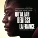 L'image présente l'affiche d'un film intitulé "Qu'Allah bénisse la France". On peut y voir un profil de visage d'une personne, qui semble pensif. Le film est réalisé par Abd Al Malik et met en vedette Marc Zinga et Sabrina Ouazani. L'affiche indique également que le film a été sélectionné dans plusieurs festivals, dont celui de Toronto et d'Angoulême. Le ton de l'affiche est sérieux, et la typographie utilisée pour le titre se distingue clairement.