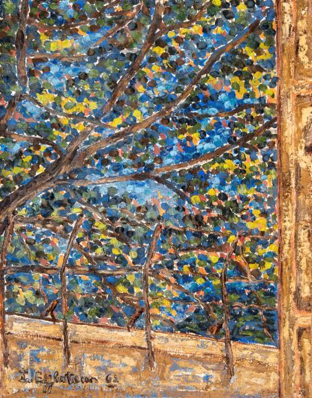  {Shajara Khalfa Al-Aswar (Albero dietro le mura),} ca. 1960: