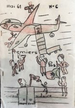  الخطوات الأولى، جريدة تلاميذ القسم التحضيري لدار دوار الشط، ماي 1961 