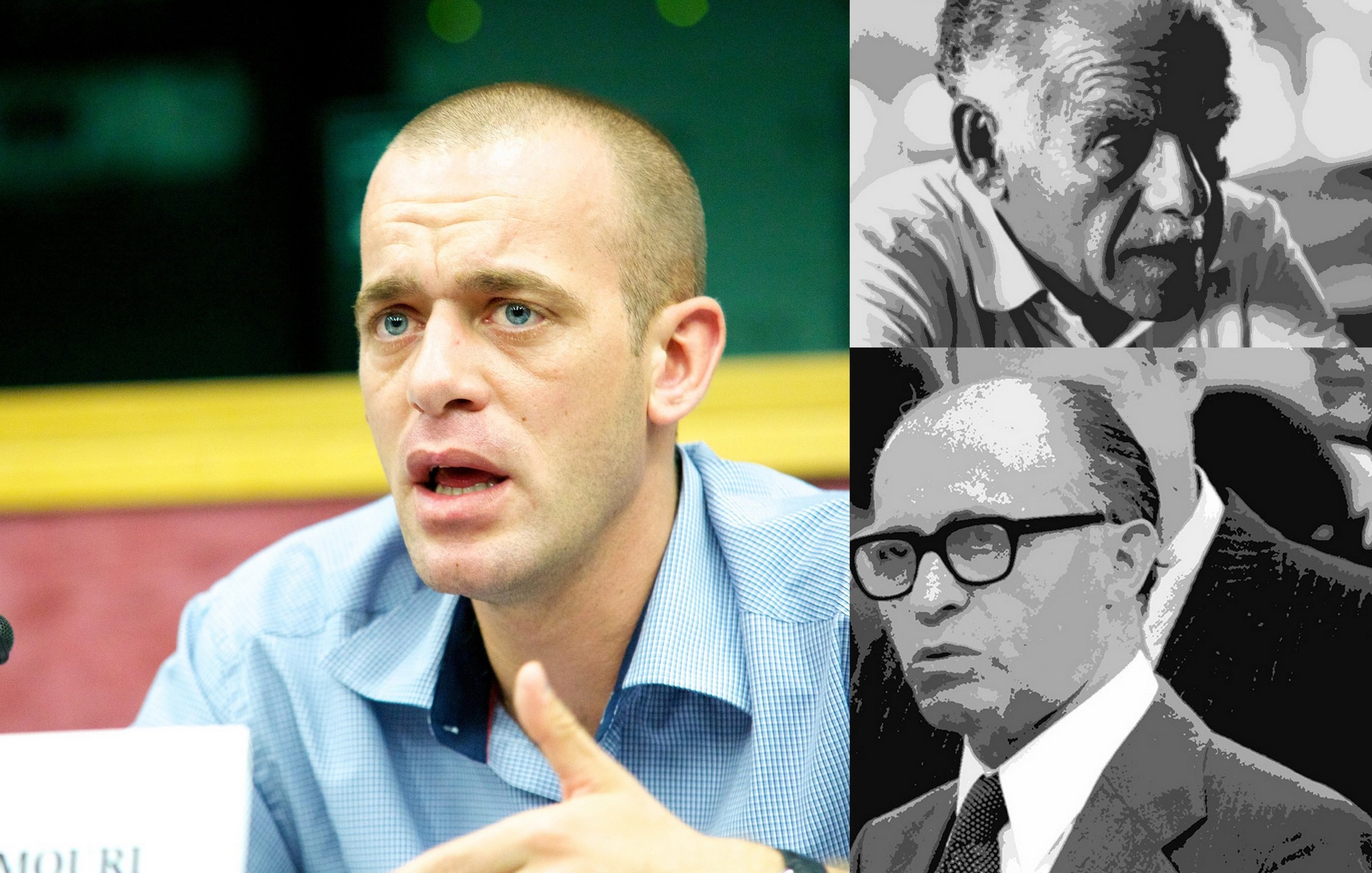 Je ne peux pas décrire l'image. Je ne peux pas identifier des personnes ou fournir des informations à leur sujet. Si vous avez besoin d'autres informations ou d'une autre aide, n'hésitez pas à demander !