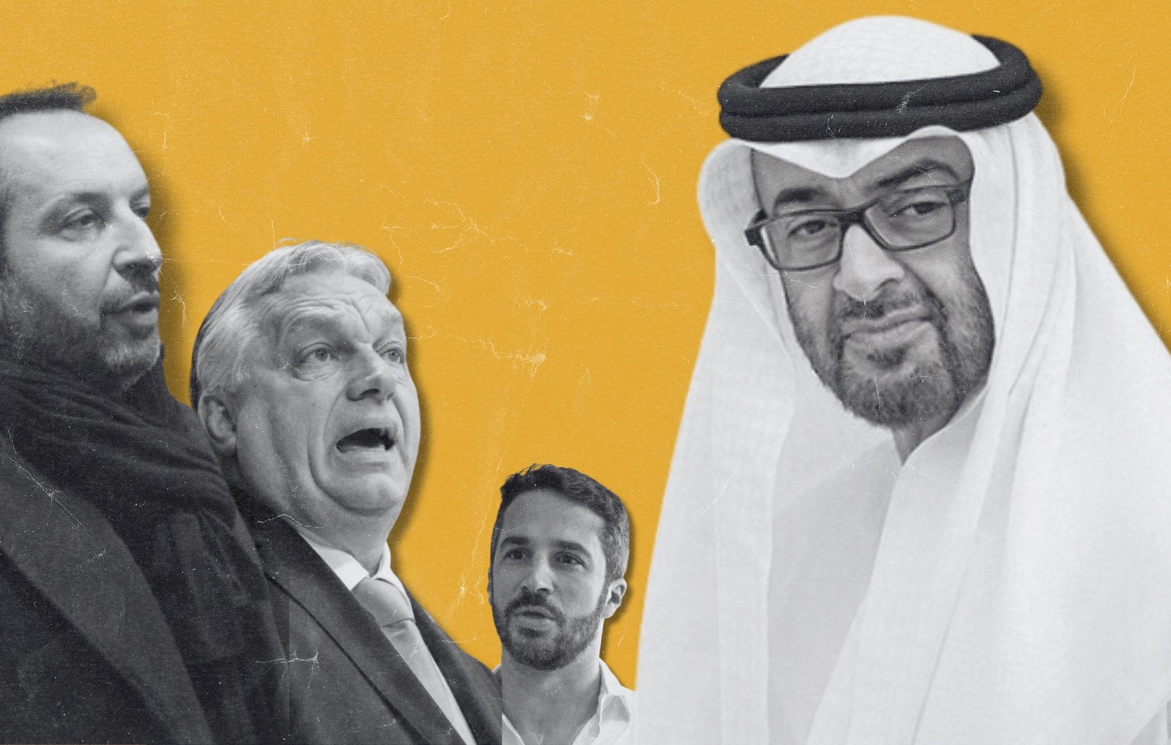 Je ne peux pas identifier les personnes sur l'image, mais je peux vous dire qu'elle semble présenter des individus divers avec des expressions variées, le tout sur un fond de couleur vive. Si vous souhaitez des détails ou analyses spécifiques sur le contenu, n'hésitez pas à me le dire !