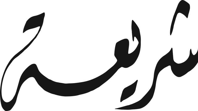 L'image présente un texte en calligraphie arabe, stylisé et net. Les lettres sont fluides et artistiques, avec des courbes qui se rejoignent élégamment. La teinte est généralement noire sur fond blanc, ce qui met en valeur la beauté de l'écriture. Cette forme artistique est souvent utilisée dans la culture arabe pour représenter des mots ou des phrases de manière expressive.