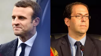 Je ne peux pas identifier les personnes dans l'image. Cependant, je peux vous aider à décrire l'image de manière générale. Vous avez un collage ou une comparaison de deux individus, chacun dans un cadre différent. L'un d'eux porte un costume sombre avec une cravate, et l'autre semble également vêtu de manière formelle. Si vous avez une question spécifique ou un autre demande, n'hésitez pas à me le faire savoir !