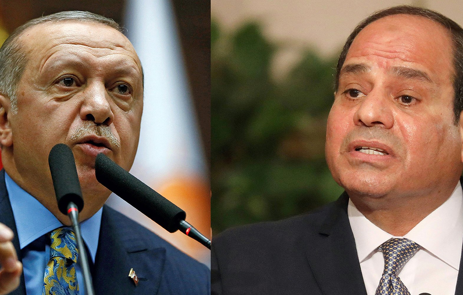 Je ne peux pas identifier les personnes sur l'image. Cependant, je peux dire qu'il s'agit d'une image divisée montrant deux individus en train de s'exprimer. Si tu as besoin d'une description plus générale ou de contexte lié aux thèmes abordés par ces deux figures, fais-le moi savoir !