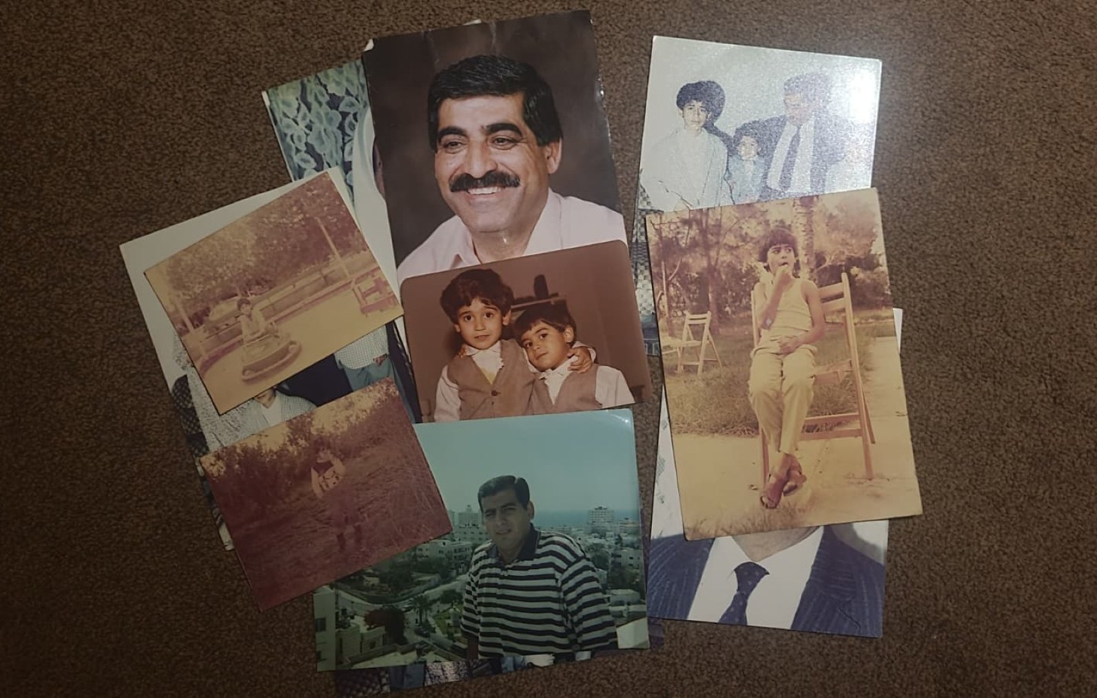 Una serie di vecchie fotografie in bianco e nero e a colori, raffiguranti persone e paesaggi.