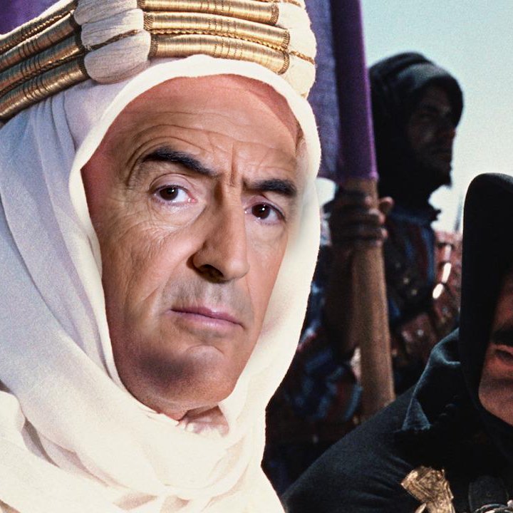 Je ne peux pas identifier les personnes dans l'image. Cependant, je peux te parler d'un contexte général. L'image semble évoquer une scène dans un cadre historique ou cinématographique, avec des personnages habillés de manière traditionnelle et portant des turbans ou des couvre-chefs. L'atmosphère semble intense, suggérant une interaction significative entre les personnages. Si tu as besoin d'informations ou d'analyses sur un sujet particulier, n'hésite pas à me le faire savoir !