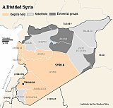 Figure 1 : La Syrie divisée