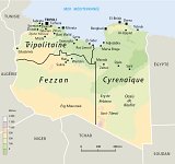 Les trois régions administratives libyennes