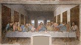 Leonard de Vinci, {Ultima Cena,} 1495-1498