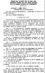 Empire chérifien, protectorat de la France au Maroc, Bulletin officiel, no. 1504, 22 août 1941 ; p. 857