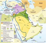 Map of Sykes-Picot agreements