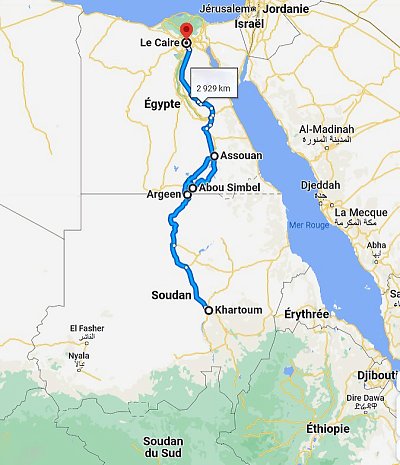 De Khartoum au Caire, l'itinéraire des réfugiés soudanais